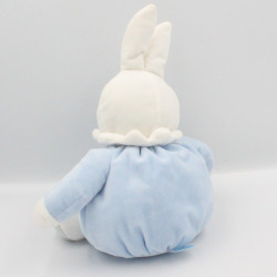 Doudou Lapin boule bleu gris KLORANE