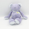 Doudou ours violet mauve TARTINE ET CHOCOLAT