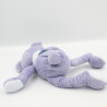 Doudou ours violet mauve TARTINE ET CHOCOLAT