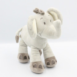 Doudou éléphant gris MOTS D'ENFANTS