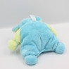 Doudou semi plat souris bleu vert TARTINE ET CHOCOLAT