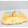 Doudou plat dinosaure orange bleu jaune KIABI KITCHOUN 