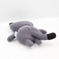 Doudou chat gris noir TROUSSELIER