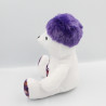 Doudou ours blanc violet poupée russe PASSION BEAUTE 2018