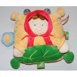 Doudou semi plat coccinelle NICOTOY 