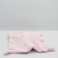 Doudou plat ours rose Baby Garden NICOTOY