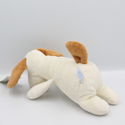 Doudou chien blanc marron KIMBALOO