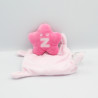 Doudou plat étoile nuage Z rose GRAIN DE BLE