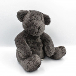 Doudou ours gris noir DPAM DU PAREIL AU MEME