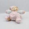 Doudou ours Liliblue rose bleu coeur KALOO