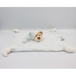 Doudou plat bleu ciel ours lunes NATTOU