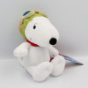 Peluche chien Snoopy et les Peanuts Le Film Aviateur Gipsy 22 cm