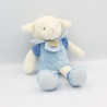 Doudou et compagnie mouton Gaston bleu