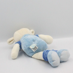 Doudou et compagnie mouton Gaston bleu