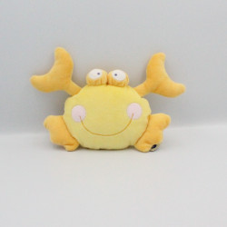 Doudou Crabe jaune MOTS D'ENFANTS