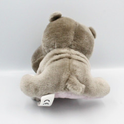 Peluche hippopotame gris Big Headz