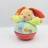 Doudou culbuto musical multicolore lapin KALOO