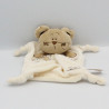 Doudou plat souris écru beige TIAMO COLLECTION