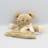 Doudou plat ours souris beige TIAMO COLLECTION