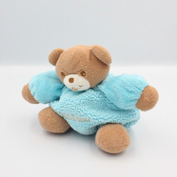 Doudou ours boule marron bleu TAKINOU