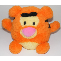 Doudou plat tigrou orange jaune papillons DYSNEYLAND