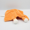 Doudou plat renard chat orange KIMBALOO