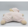 Doudou semi plat ours rose étoiles BOUTCHOU