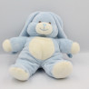 Doudou lapin bleu blanc GIPSY