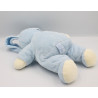 Doudou lapin bleu blanc GIPSY