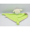 Doudou plat mouton beige vert Flashy Little Star GMBH