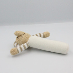 Doudou baton pouet éléphant beige blanc STERNTALER