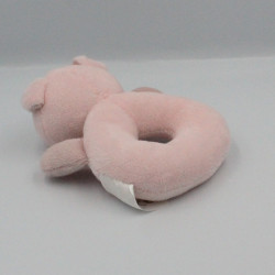 Doudou hochet cochon rose Oscar J-LINE lot de 2