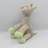 Doudou Girafe gris vert fleur Arthur et Lola