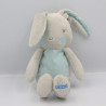 Doudou Lapin gris bleu étoiles KLORANE