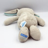 Doudou Lapin gris bleu étoiles KLORANE