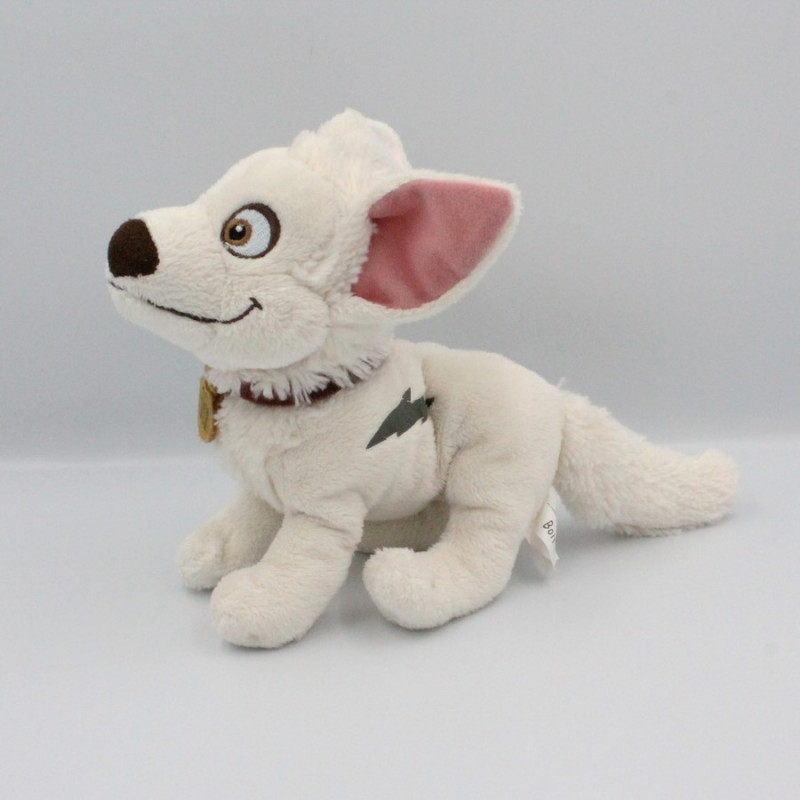Doudou peluche chien blanc VOLT DISNEY