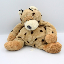 Doudou chat léopard beige marron CMP