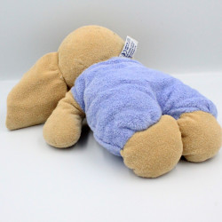 Doudou éléphant beige bleu jaune AJENA