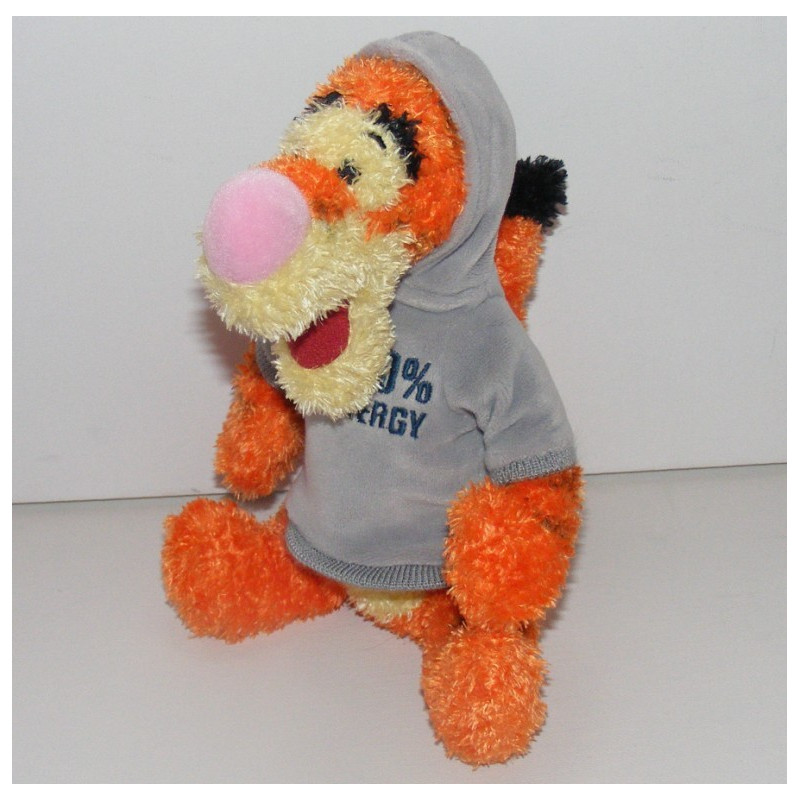 Doudou plat tigrou orange jaune papillons DYSNEYLAND