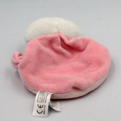 Mini Doudou plat chat HELLO KITTY rose vert