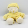 Doudou ours Baby Bear jaune lune GIPSY