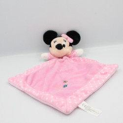 Doudou plat minnie rose pois coccinelle DISNEY