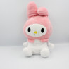 Doudou HELLO KITTY lapin blanc rose SANRIO LICENSE