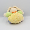 Doudou lapin jaune vert rond bleu orange POP KALOO