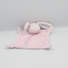 Doudou plat lapin rose GRAIN DE BLE