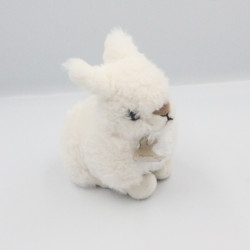 Doudou lapin blanc HISTOIRE D'OURS 16 cm
