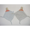 Doudou plat Winnie l'ourson bleu rouge DISNEY BABY
