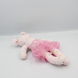 Doudou souris rose petit coeur tutu PETIT BATEAU