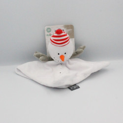 Doudou plat bonhomme de neige PREMAMAN