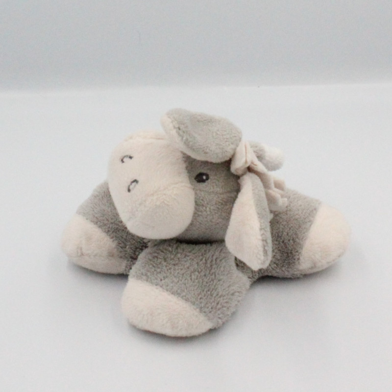 Doudou ane gris pois Cappuccino NATTOU